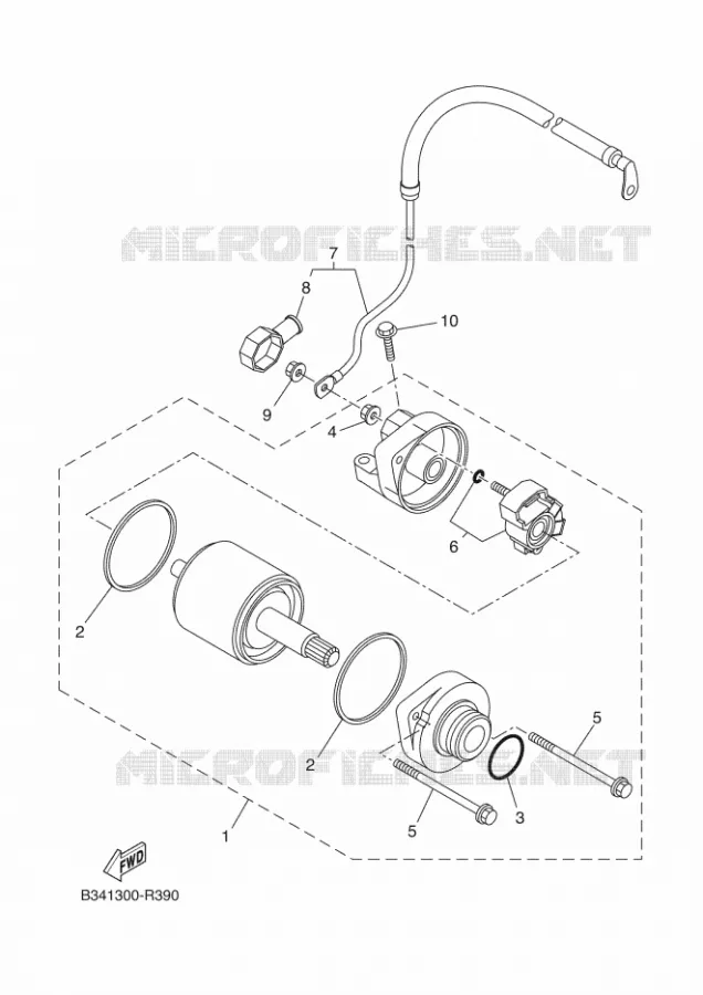 DEMARREUR Yamaha MOTO 700 2018 XSR  MTM690