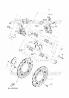 ETRIER DE FREIN AVANT pour Yamaha XSR 700 35KW A2 de 2018