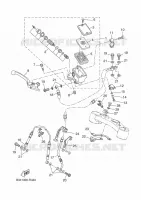MAITRE CYLINDRE AVANT pour Yamaha XSR 700 35KW A2 de 2018