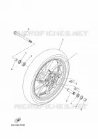 ROUE AVANT pour Yamaha XSR 700 35KW A2 de 2018