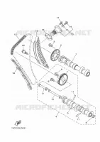 ARBRE A CAMES / CHAINE DE DISTRIBUTION pour Yamaha MT-07 ABS de 2018