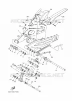 BRAS ARRIERE pour Yamaha MT-07 ABS de 2018