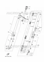 FOURCHE pour Yamaha MT-07 ABS de 2018