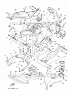RESERVOIR A ESSENCE pour Yamaha TRACER 900 de 2018