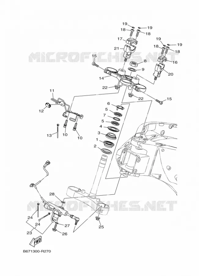 DIRECTION Yamaha MOTO 1000 2018 MT  MTN1000