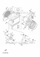 RADIATEUR / DURITES pour Yamaha NEOS 50 4 STROKE de 2012