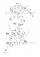 RESERVOIR A ESSENCE pour Yamaha NEOS 50 4 STROKE de 2012