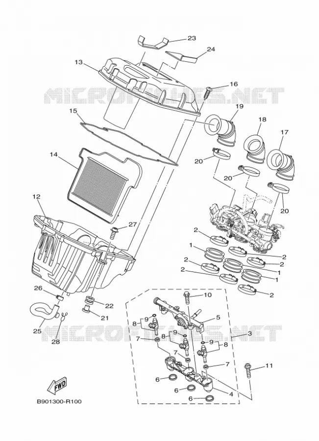 ADMISSION 2 Yamaha MOTO 900 2018 MT  MTN850D
