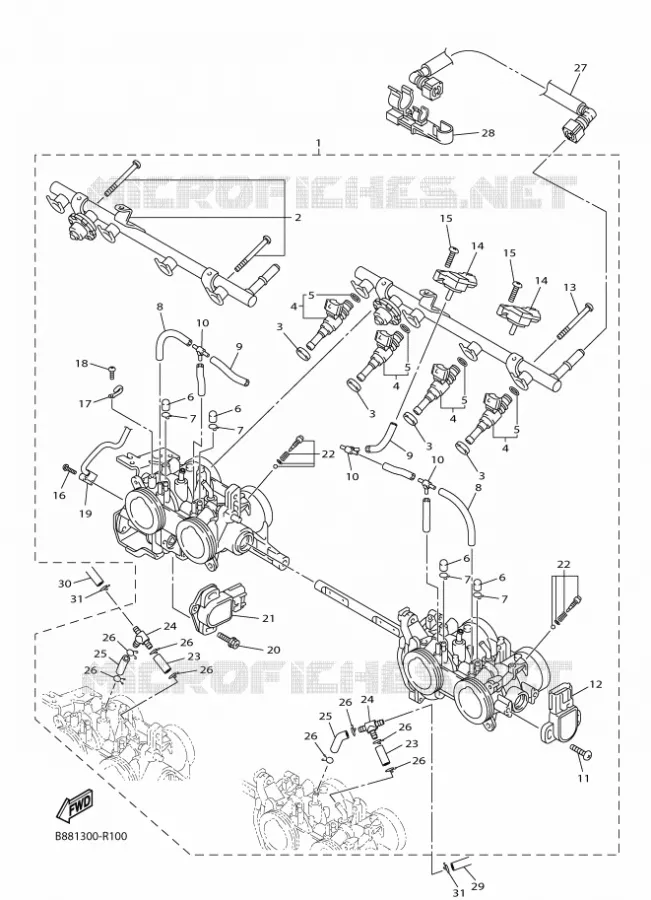 ADMISSION 2 Yamaha MOTO 1300 2018 FJR  FJR1300-A