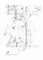 MAITRE CYLINDRE DE FREIN ARRIERE pour Yamaha MT-07 ABS 35KW A2 de 2018