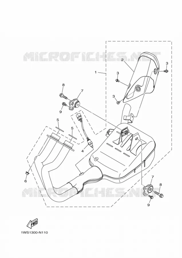 ECHAPPEMENT Yamaha MOTO 700 2018 MT 35KW  MTN690-U