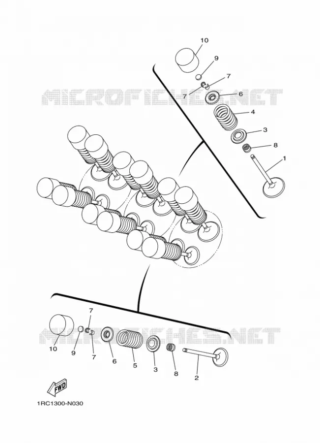 SOUPAPE Yamaha MOTO 900 2018 XSR  MTM850