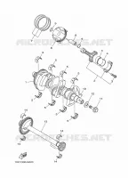 VILEBREQUIN / PISTON pour Yamaha XSR 900 de 2018
