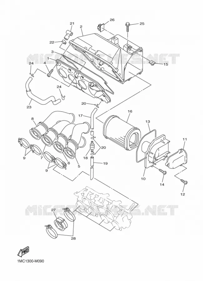 ADMISSION Yamaha MOTO 1300 2018 FJR AS  FJR1300-AS