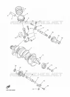 VILEBREQUIN / PISTON pour Yamaha FJR 1300 AS de 2018