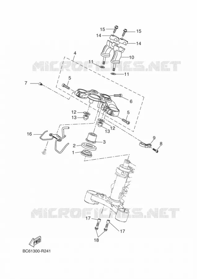 DIRECTION Yamaha MOTO 700 2018 TRACER 35KW  MTT690-U