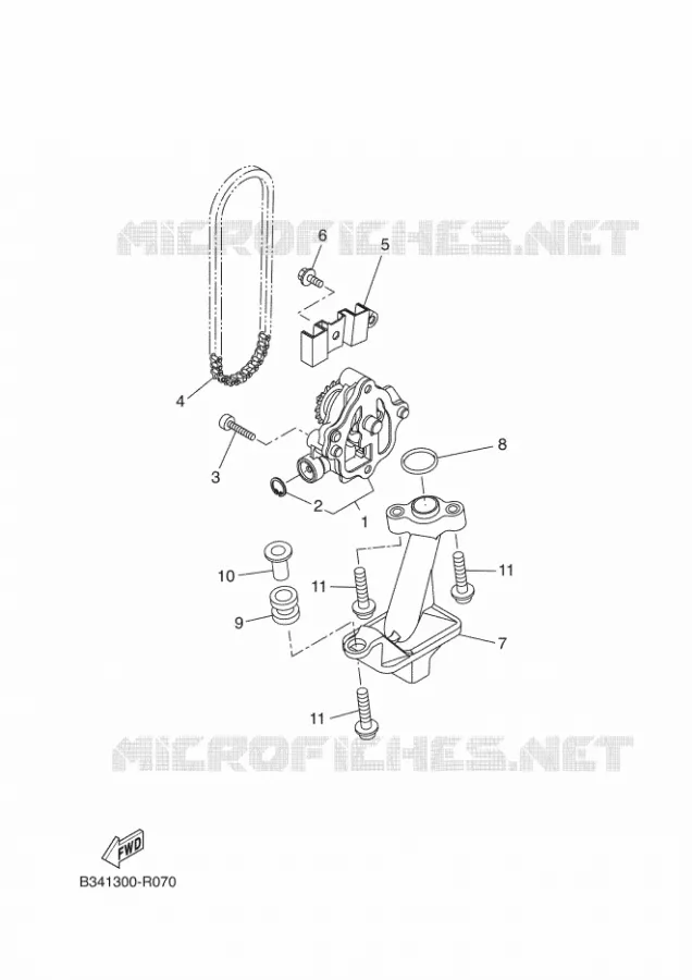 POMPE A HUILE Yamaha MOTO 700 2018 TRACER 35KW  MTT690-U