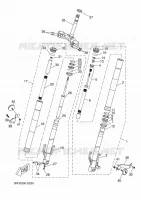 FOURCHE pour Yamaha MT-125 ABS de 2018