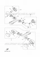 CLIGNOTANT pour Yamaha YZF-R3 ABS de 2018
