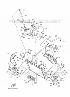 RADIATEUR / DURITES pour Yamaha MT-09 ABS de 2018
