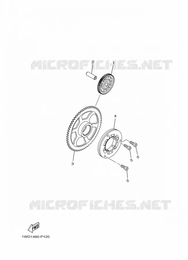 EMBRAYAGE DE DEMARREUR Yamaha MOTO 250 2018 R25  YZF-R25A