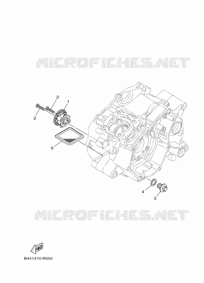 POMPE A HUILE Yamaha MOTO 110 2018 CRUX  YD110-1