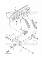 BRAS OSCILLANT / AMORTISSEUR pour Yamaha CRYPTON 110 de 2018