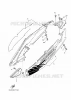 COUVERCLE LATERAL pour Yamaha CRYPTON 110 de 2018