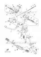 SUPPORT / REPOSE PIEDS pour Yamaha CRYPTON 110 de 2018