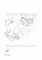 CARENAGES 1  pour Yamaha AEROX 4 de 2018