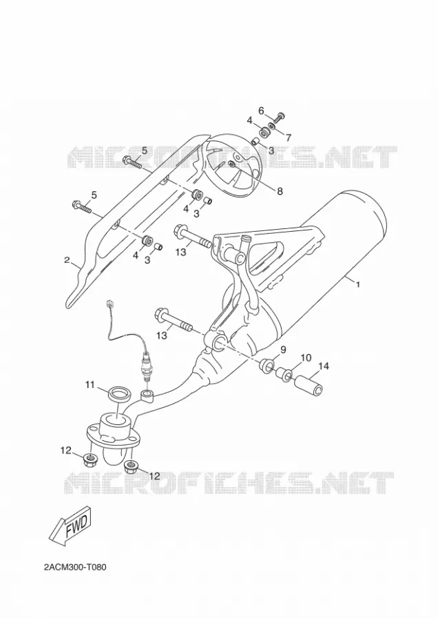 ECHAPPEMENT Yamaha SCOOTER 50 2018 NEOS 4  YN50F