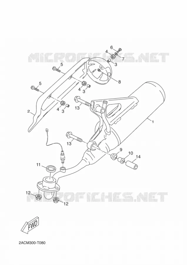 ECHAPPEMENT Yamaha SCOOTER 50 2018 NEOS 4 UBS  YN50FU