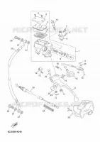 MAITRE CYLINDRE DE FREIN AVANT pour Yamaha NEOS 4 UBS (UNIFIED BRAKE SYSTEM) de 2018