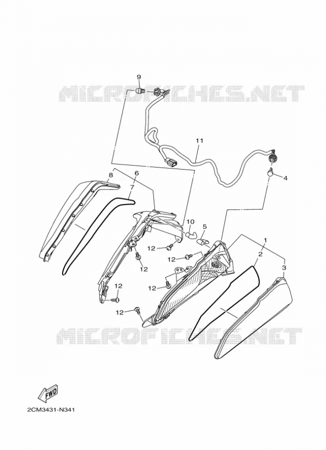CLIGNOTANT Yamaha SCOOTER 155 2018 TRICITY  MWS150-A