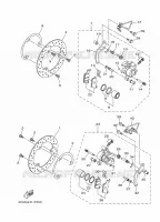 ETRIER DE FREIN AVANT pour Yamaha TRICITY 155 ABS de 2018