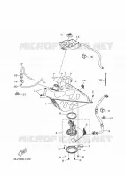 RESERVOIR A ESSENCE pour Yamaha XMAX 125 ABS de 2018
