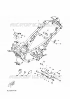 CADRE pour Yamaha XMAX 125 ABS de 2018