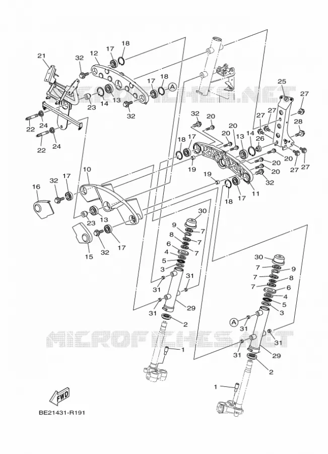 DIRECTION Yamaha SCOOTER 125 2018 TRICITY  MWS125-C