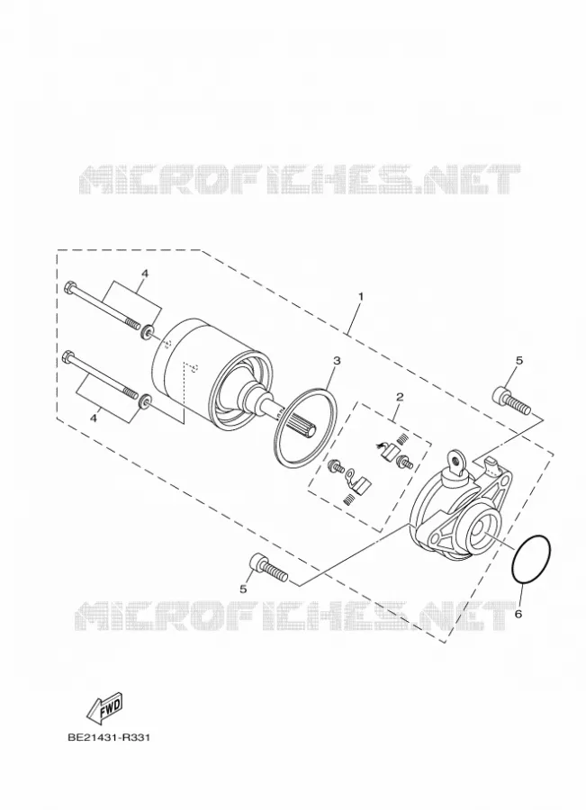 DEMARREUR Yamaha SCOOTER 125 2018 MBK TRYPTIK  MWS125-C