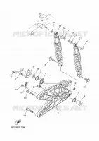 BRAS OSCILLANT / AMORTISSEUR pour Yamaha NMAX 125 ABS de 2018