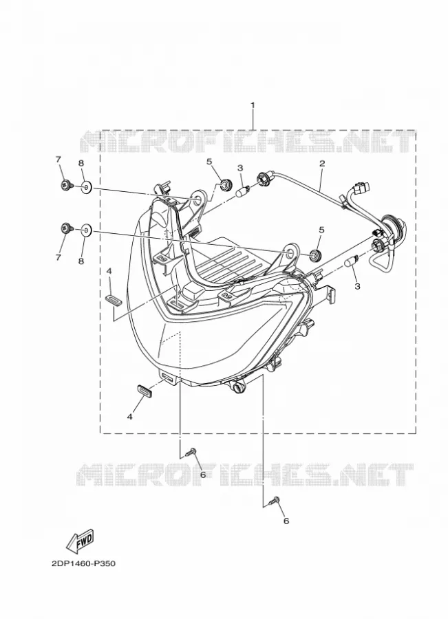 PHARE  Yamaha SCOOTER 125 2018 NMAX  GPD125-A