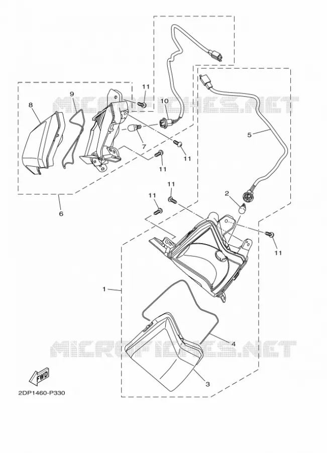 CLIGNOTANT 1 Yamaha SCOOTER 125 2018 MBK OCITO  GPD125-A