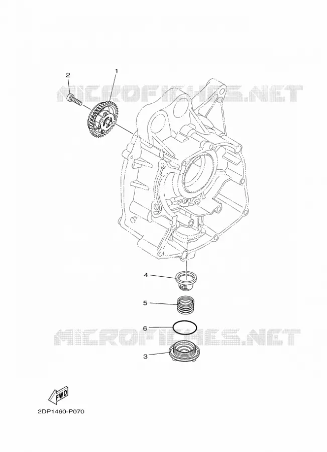 POMPE A HUILE Yamaha SCOOTER 125 2018 MBK OCITO  GPD125-A