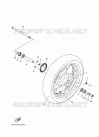 ROUE AVANT pour Yamaha XMAX 300 de 2018