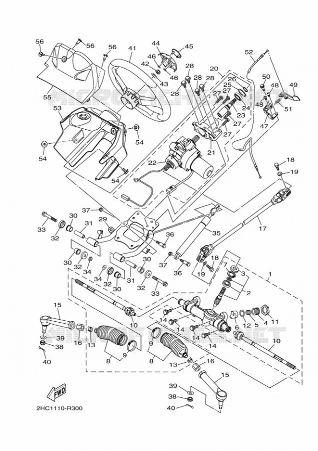 DIRECTION Yamaha SIDE BY SIDE 1000 2018 YXZ  YXZ10YMSJ