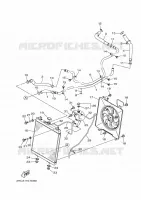 RADIATEUR / DURITES pour Yamaha YXZ1000R SPORT SHIFT de 2018