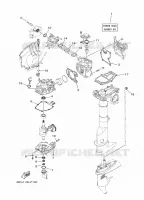 KIT DE REPARATION 1 pour Yamaha F2.5B Manual Starter, Tiller Handle, Manual Tilt, Shaft 20