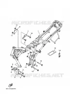 CADRE pour Yamaha YBR125E de 2008