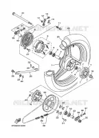 ROUE ARRIERE pour Yamaha YBR125E de 2008