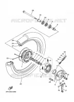 ROUE AVANT 2 pour Yamaha YBR125E de 2008